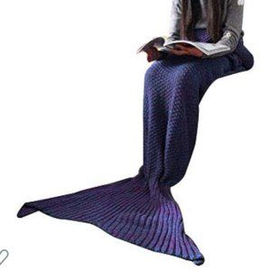 Casofu Mermaid Tail Blanket: Blue with touches of Pink-NWT